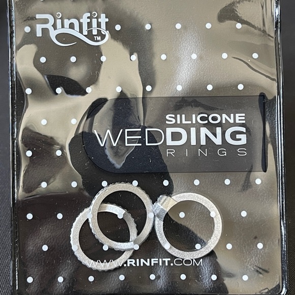 Rinfit Silicone Wedding Bands 3 Ring Set - Picture 3 of 6